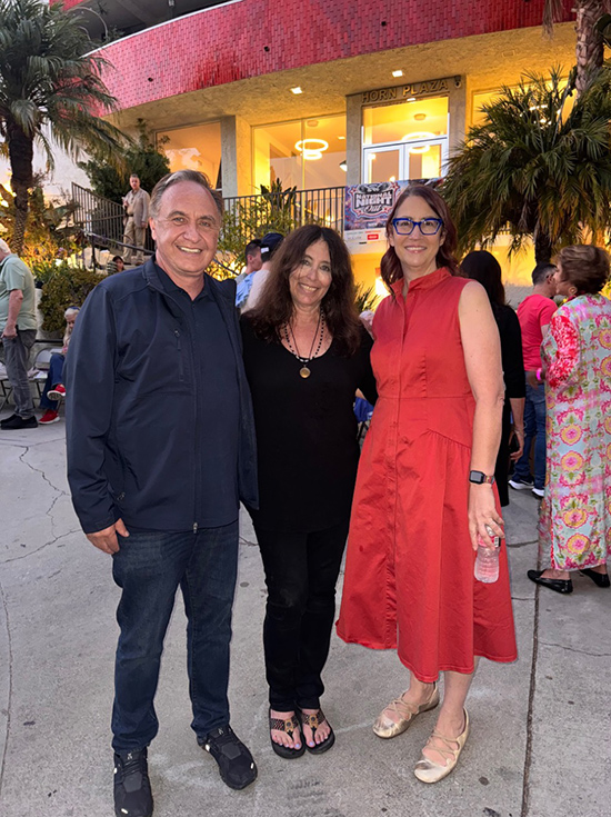 Asm. Zbur, Chair Eisenberg and Congresswoman Friedman