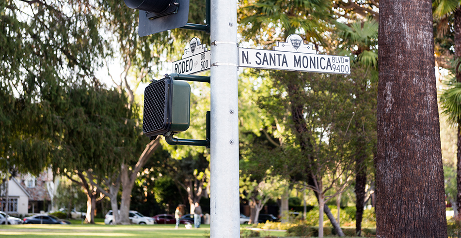 Santa Monica Blvd street sign