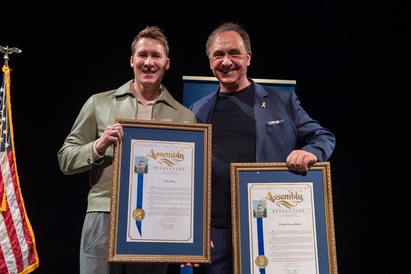 Screenwriter, director and producer Dustin Lance Black receives the AD51 Community Excellence Award for LGBTQ+ Inclusion and Visibility on Sunday, Dec.