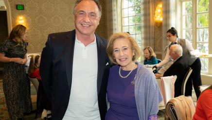 Asm. Zbur with Esther Mor, President, World Women’s International Organization Luncheon (WIZO)