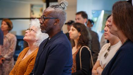Multiple attendees listening on