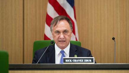 Asm. Zbur addressing hearing witnesses