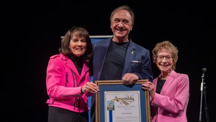 Pink’s Hot Dogs receives the AD51 Small Business of the Year Award.